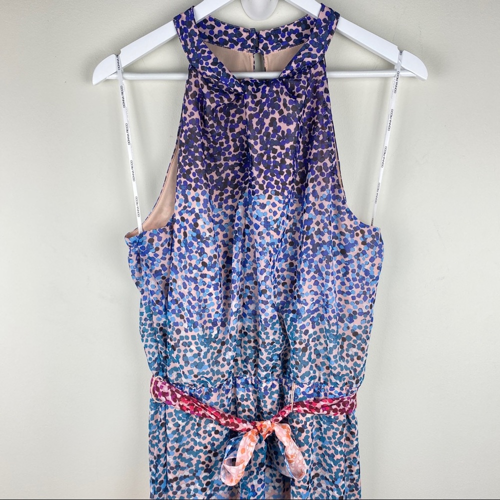 Multi-Color Halter Maxi Dress - Picture 8 of 15